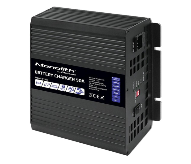 QOLTEC Inteligenta Ładwarka Monolith LiFePO4 AGM GEL 50A 12V - 1238977 - zdjęcie 2